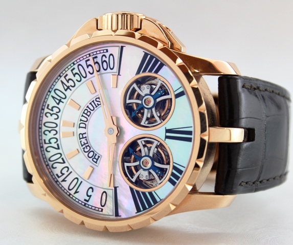 (image for) ROGER DUBUIS PINK GOLD "EXCALIBUR DOUBLE TOURBILLON"