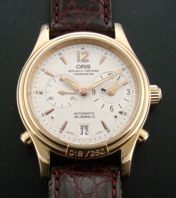 (image for) RARE ORIS LIMITED (250 PCS) PINK GOLD “GMT” AUTO WATCH