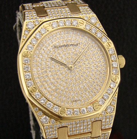 (image for) AUDEMARS PIGUET ROYAL OAK WITH FULL DIAMOND