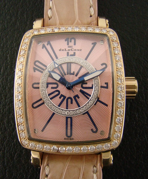 (image for) DE LA COUR 18K "PINK" GOLD LADY WATCH