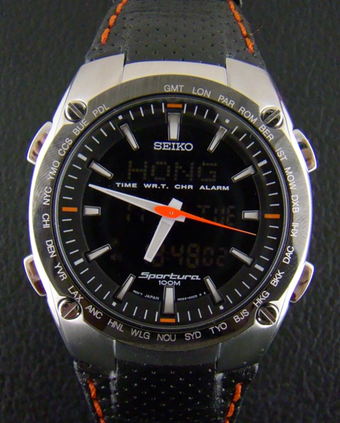 (image for) A SEIKO SPORTURA KINETIC CHRONOGRAPH