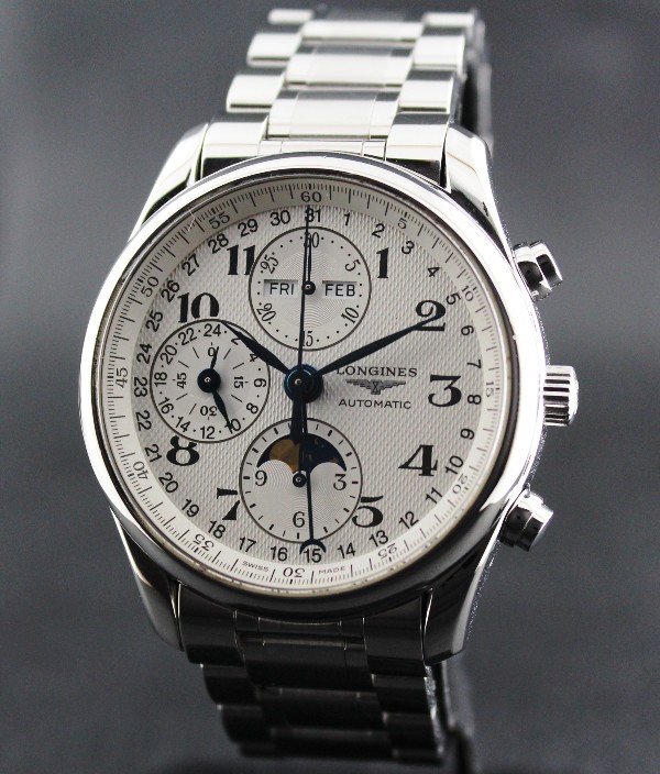 (image for) LONGINES MASTER MOON TRIPLE CALENDAR CHRONOGRAPH