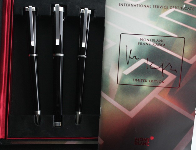 (image for) A Montblanc 04' Franz Kafka Pens Set LIMITED 4500